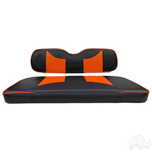 Lakeside Buggies RHOX Front Seat Cushion Set, Rally Black/Orange, E-Z-Go TXT 96-13- SEAT-011BO-R Rhox NEED TO SORT