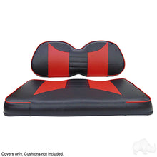 Lakeside Buggies RHOX Front Seat Cover Set, Rally Black/Red, Club Car Tempo, Precedent 04+- SEAT-031BR-R-CV Rhox NEED TO SORT