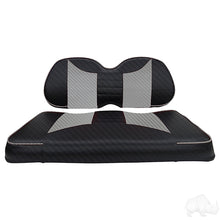 Lakeside Buggies RHOX Front Seat Cushion Set, Rally Black Carbon/Silver Carbon Fiber, Club Car Tempo, Precedent 04+- SEAT-031BSCF-R Rhox NEED TO SORT