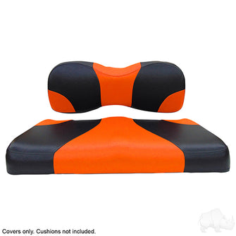 Lakeside Buggies RHOX Front Seat Cover Set, Sport Black/Orange, Yamaha Drive- SEAT-051BO-S-CV Rhox NEED TO SORT