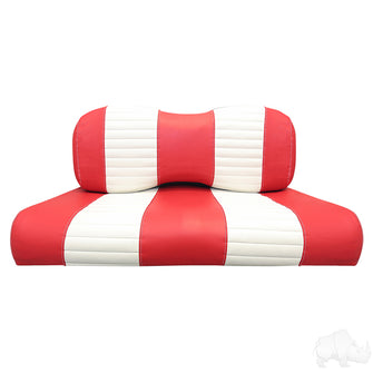 Lakeside Buggies Seat Back & Bottom Covers, Red/White, Yamaha Drive- SEAT-3014D Lakeside Buggies NEED TO SORT