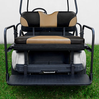 Lakeside Buggies RHOX Rhino Seat Kit, Sport Black/Tan, Club Car DS- SEAT-321BT-S Rhox NEED TO SORT