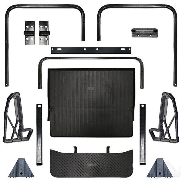 Lakeside Buggies RHOX Rhino Aluminum Seat Kit, Sport Black/Green, E-Z-Go TXT 96+- SEAT-415BG-S Rhox NEED TO SORT