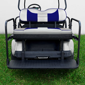 Lakeside Buggies RHOX Rhino Seat Kit, Rally White/Blue, Club Car DS- SEAT-421WBL-R Rhox NEED TO SORT