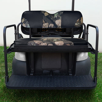 Lakeside Buggies RHOX Rhino Aluminum Seat Kit, Sport Black/Camo, Club Car Tempo, Precedent 04+- SEAT-435BC-S Rhox NEED TO SORT