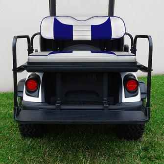 Lakeside Buggies RHOX Rhino Aluminum Seat Kit, Rally White/Blue, Yamaha Drive2- SEAT-475WBL-R Rhox NEED TO SORT