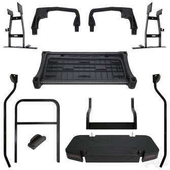 Lakeside Buggies RHOX Rhino Aluminum Seat Kit, Black, Club Car Tempo, Precedent 04+- SEAT-531BLK Rhox NEED TO SORT