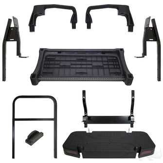 Lakeside Buggies RHOX Rhino Aluminum Seat Kit, Sport Black/Green, E-Z-Go RXV 08+- SEAT-561BG-S Rhox NEED TO SORT