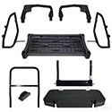 Lakeside Buggies RHOX Rhino Aluminum Seat Kit, Sport Black/Camo, Yamaha Drive2- SEAT-571BC-S Rhox Seat Kits