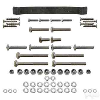 Lakeside Buggies RHOX Replacement Hardware, SS Seat Kit, Club Car DS- SEAT-724 Rhox NEED TO SORT