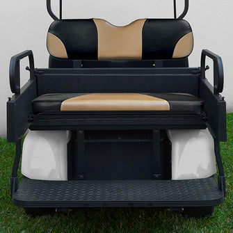 Lakeside Buggies RHOX Rhino Seat Box Kit, Sport Black/Tan, E-Z-Go TXT 96+- SEAT-911BT-S Rhox NEED TO SORT