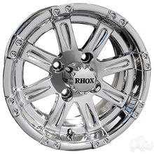 Lakeside Buggies RHOX Vegas, Chrome w/ Center Cap, 12x6 Centered- TIR-RX170 Rhox Wheels