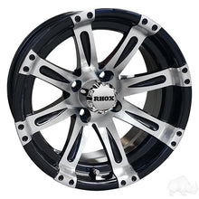 Lakeside Buggies RHOX Vegas, Machined w/Black w/ Center Cap, 14x6 ET-0- TIR-RX230 Rhox Wheels