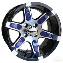 Lakeside Buggies RHOX RX260, Machined w/ Black w/ Center Cap, 14x7 ET-25- TIR-RX260 Rhox Wheels