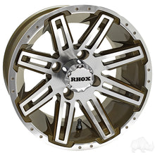 Lakeside Buggies RHOX RX265, Machined with Bronze, 12x7, ET-25- TIR-RX265-BR Rhox Wheels