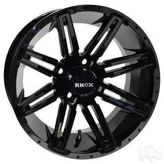 Lakeside Buggies RHOX RX275, Gloss Black, 14x7, ET-25- TIR-RX275-B Rhox Wheels