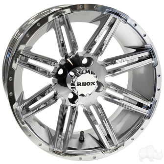 Lakeside Buggies RHOX RX275, Chrome, 14x7, ET-25- TIR-RX275-C Rhox Wheels