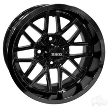 Lakeside Buggies RHOX RX281, Gloss Black, 14x7 ET-25- TIR-RX281-B Rhox Wheels