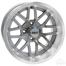 Lakeside Buggies RHOX RX281, Machined Silver, 14x7 ET-25- TIR-RX281-MS Rhox Wheels