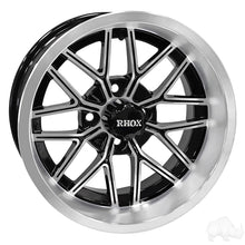 Lakeside Buggies RHOX RX281, Machined Gloss Black, 14x7 ET-25- TIR-RX281 Rhox Wheels