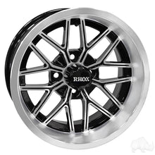 Lakeside Buggies RHOX RX282, Machined Gloss Black, 14x6 ET-10- TIR-RX282 Rhox Wheels