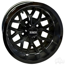 Lakeside Buggies RHOX RX284, Gloss Black, 12x6 ET-10- TIR-RX284-B Rhox Wheels