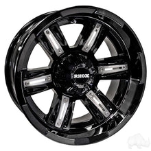 Lakeside Buggies RHOX RX285, Gloss Black, 14x7 ET-25- TIR-RX285-B Rhox Wheels