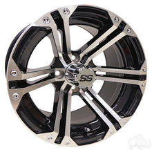 Lakeside Buggies RHOX RX350, Machined w/ Black w/ Center Cap, 14x7 ET-25- TIR-RX350 Rhox Wheels