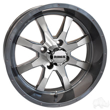 Lakeside Buggies RHOX RX375, Machined Gun Metal, 15x6, ET-15- TIR-RX375-GM Rhox Wheels