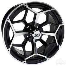 Lakeside Buggies RHOX RX384, Machined Gloss Black, 15x7 ET-25- TIR-RX384 Rhox Wheels