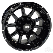 Lakeside Buggies RHOX RX389, Gloss Black, 14x7 ET-25- TIR-RX389-B Rhox Wheels