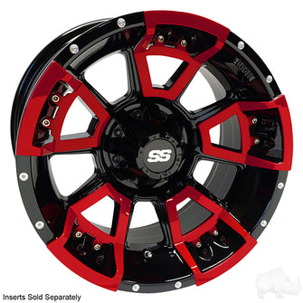 Lakeside Buggies RHOX RX389, Machined Gloss Black, 14x7 ET-25- TIR-RX389 Rhox Wheels