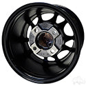 Lakeside Buggies RHOX RX392, Machined Gloss Black, 10x7 ET-25- TIR-RX392 Rhox Wheels