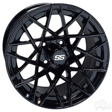 Lakeside Buggies RHOX RX394, Gloss Black, 14x7 ET-25- TIR-RX394-B Rhox Wheels