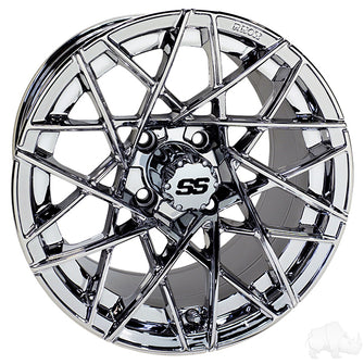 Lakeside Buggies RHOX RX394, Chrome, 14x7 ET-25- TIR-RX394-C Rhox Wheels