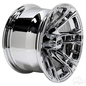 Lakeside Buggies RHOX RX396, Chrome, 12x7 ET-25- TIR-RX396-C Rhox Wheels