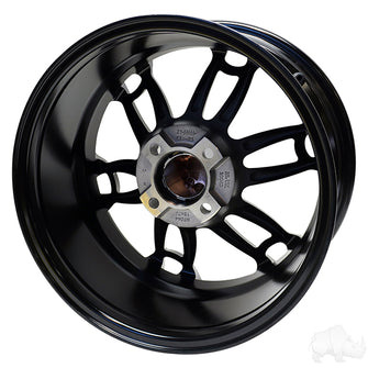 Lakeside Buggies RHOX RX398, Machined Gloss Black, 15x7 ET-25- TIR-RX398 Rhox Wheels