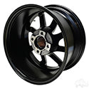 Lakeside Buggies RHOX RX404, Machined Gloss Black, 14x7 ET-25- TIR-RX404 Rhox Wheels