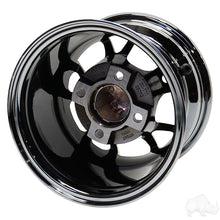 Lakeside Buggies RHOX RX405, Black Chrome, 10x7 ET-25- TIR-RX405-BC Rhox Wheels