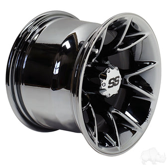 Lakeside Buggies RHOX RX405, Black Chrome, 10x7 ET-25- TIR-RX405-BC Rhox Wheels