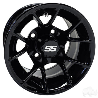 Lakeside Buggies RHOX RX405, Gloss Black, 10x7 ET-25- TIR-RX405-B Rhox Wheels