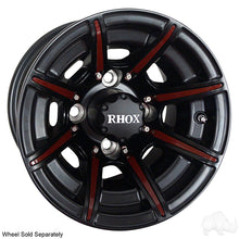 Lakeside Buggies RHOX Color Wheel Insert, Burgundy, Bag of 8 for RX150 Series Wheels- TIR-RX903-BG Rhox Wheel Accessories