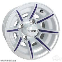 Lakeside Buggies RHOX Color Wheel Insert, Purple, Bag of 8 for RX150 Series Wheels- TIR-RX903-PR Rhox Wheel Accessories