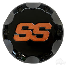 Lakeside Buggies Center Cap, Black with Orange SS- TIR-SS002-BO Lakeside Buggies NEED TO SORT