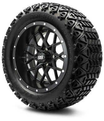 Lakeside Buggies MODZ 14" Vortex Matte Black Wheels & Off-Road Tires Combo- G1-5416-MTB OFF-ROAD OPTION Modz Tire & Wheel Combos