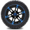 Lakeside Buggies MODZ 12" Aftershock Blue and Black Wheels & Street Tires Combo- G1-5210-MBB STREET OPTION Modz Tire & Wheel Combos