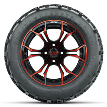 Set of (4) 14 in GTW Spyder Wheels with 23x10-14 Sahara Classic All-Terrain Tires Lakeside Buggies Parts and Accessories