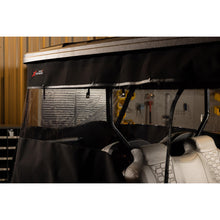 MadJax XSeries Storm 3-Sided Black Enclosure & Black Valance with XSeries Logo by RedDot Lakeside Buggies