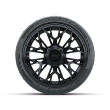 Set of (4) 15 in GTW® Stellar Black Wheels with 215/40-R15 Fusion GTR Street Tires Lakeside Buggies Parts and Accessories