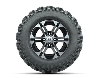 12” GTW Specter Black and Machined Wheels with 23” Raptor Mud Tires – Set of 4 GTW Parts and Accessories